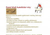 Farní klub katolické víry.