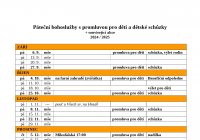 Páteční bohoslužby.